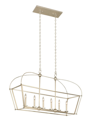 Sutter 6 Light Medium Medium Island Pendant by Kalco - 509360WS
