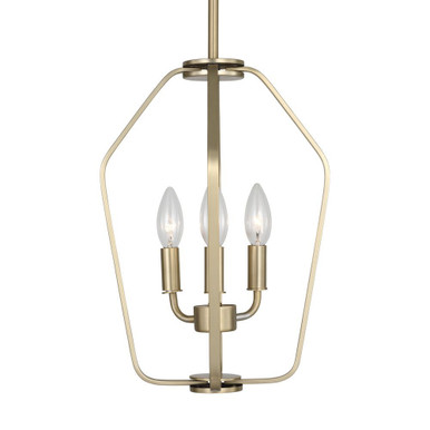 Kennan 3 Light Chandelier 15 Inch Tall and 11 Inch Wide by Generation - GLC1283