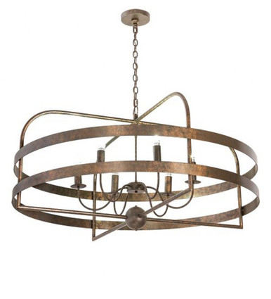 Aldari 30W 6 LED Chandelier 31 x 48 Inches Wide by Meyda Tiffany - 197214