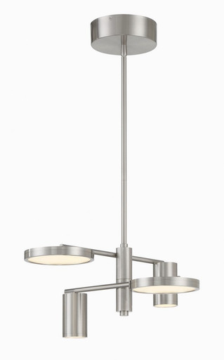 Swivel 1 LED Light Small Chandelier by George Kovacs - P5494-084-L