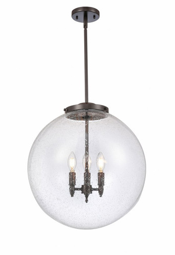 Beacon 3 Light Large Pendant 18 Inch Wide by Innovations - 221-3S-OB-G204-18
