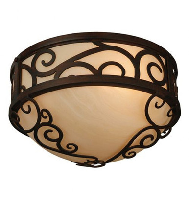 Lilliana 3 Light Flush Mount 6.75 x 12 In by Meyda Tiffany - 127259
