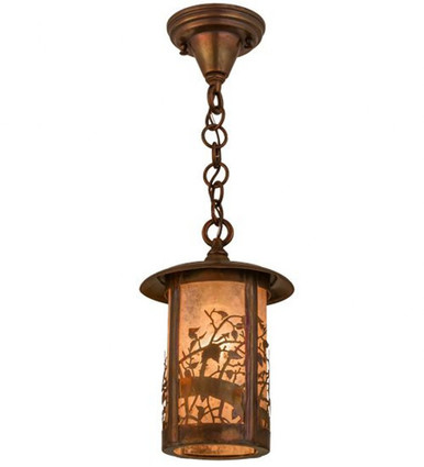 Fulton Apple Branch 1 Light Pendant 18 x 8 Inches by Meyda Tiffany - 54034