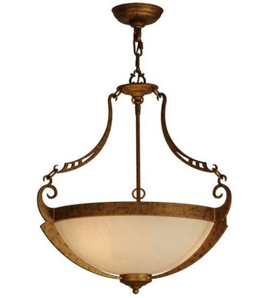 Focus 3 Light Pendant 27 Inches Tall and 20.5 Inches Wide by Meyda Tiffany - 116380