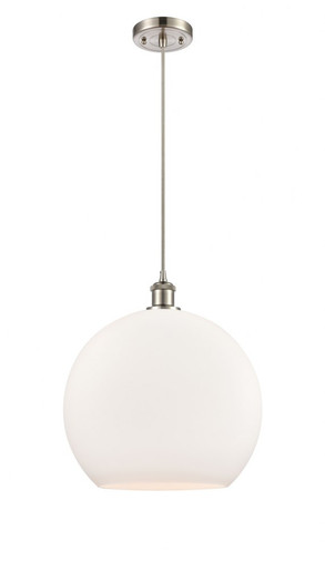 Athens 1 Light Medium Pendant 18.38 Inch Tall by Innovations - 516-1P-SN-G121-14