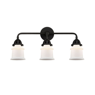 Canton 3 Light Bath Vanity 9.88 Inch Tall X 23.25 Inch Wide by Innovations - 288-3W-BK-G181S