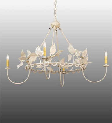Raspberry 4 Light Chandelier 32 x 44 Inches Wide by Meyda Tiffany - 65191
