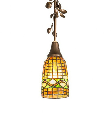 Tiffany Acorn 1 Light Mini Pendant 29 x 5 Inches by Meyda Tiffany - 255871