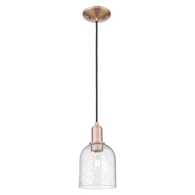 Bella 1 Light Cord Hung Mini Pendant 10.33 Inch X 5.5 Inch by Innovations - 716-1P-G558-6