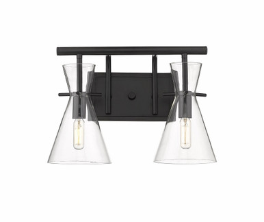 Colden 8W 2 LED Vanity Light by Innovations - 354-2W-BK-CL
