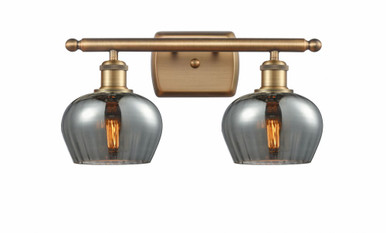 Fenton 2 Light Bath Vanity 8.5 Inch Tall and 16.5 Inch Wide by Innovations - 516-2W-BB-G93