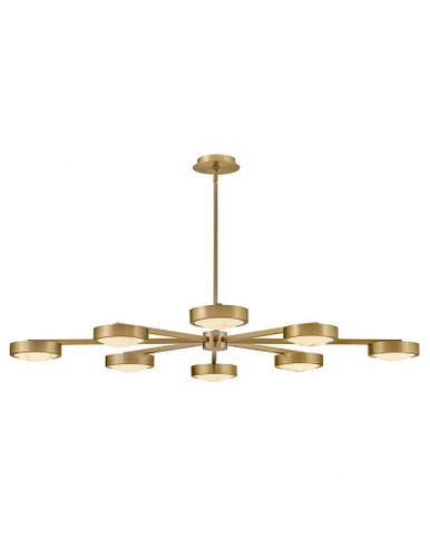 Cava 128W LED Convertible Semi Flush Mount 50 Inch Wide by Fredrick Ramond  - FR31014