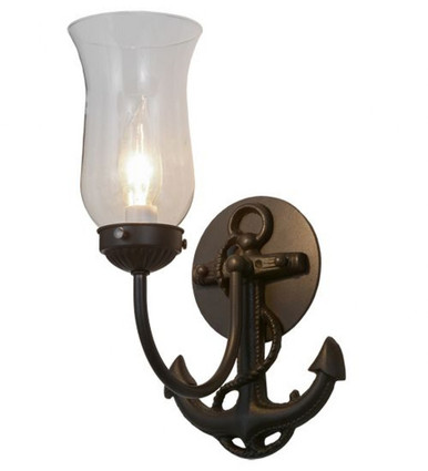Anchor 1 Light Wall Sconce 11.5 x 6 Inches by Meyda Tiffany - 109538