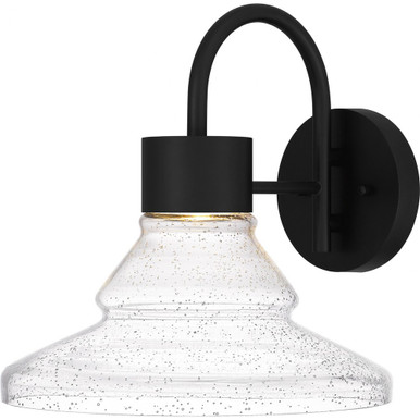 Felix 9W 1 LED Light Outdoor Wall Lantern by Quoizel - FLX8412MBK