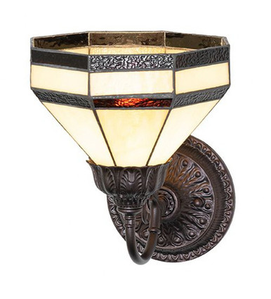 Topridge 1 Light Wall Sconce 10 x 8 Inch by Meyda Tiffany - 245443