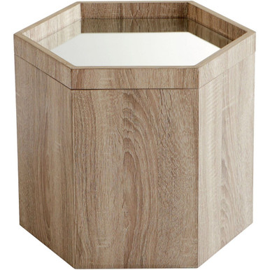 Honeycomb small Tray Table 18.25 Inch Wide by 15.75 Inch High by Cyan - 09886