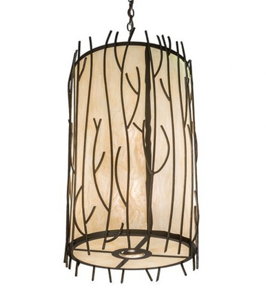 Rama 120W 10 LED Pendant 37 Inches Tall and 18 Inches Wide by Meyda Tiffany - 198076