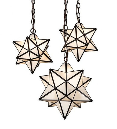Moravian Star 3 Light Cascading Pendant 19 x 22 Inches by Meyda Tiffany - 239858