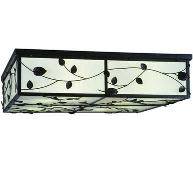 Ivy 96W 8 LED Square Flush Mount 9.5 x 51 In by Meyda Tiffany - 129028