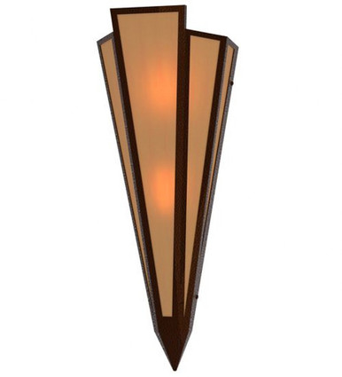 Brum 2 Light Wall Sconce 22 x 8.5 Inches by Meyda Tiffany 255793 - 255793