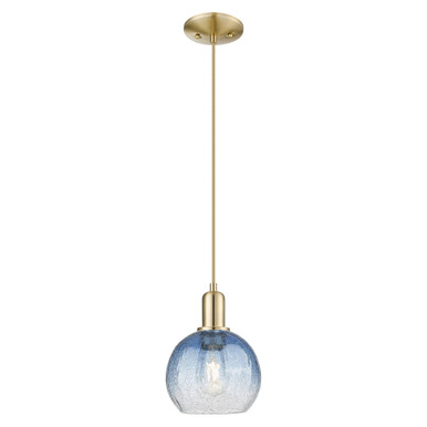 Brookhaven Globe 1 Light Cord Hung Mini Pendant 11.83X8 by Innovations - 716-1P-CB-G483-8SB