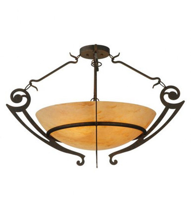 Ceres 6 Light Semi Flush Mount 23 x 36 Inches by Meyda Tiffany - 140733