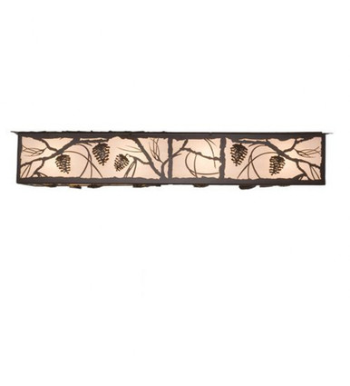 Whispering Pines 8 Light Flush Mount 8.5 x 14 In by Meyda Tiffany - 159992