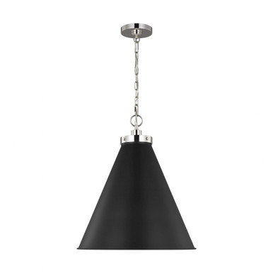 Wellfleet 1 Light Large Cone Pendant by Visual Comfort Studio - CP1281