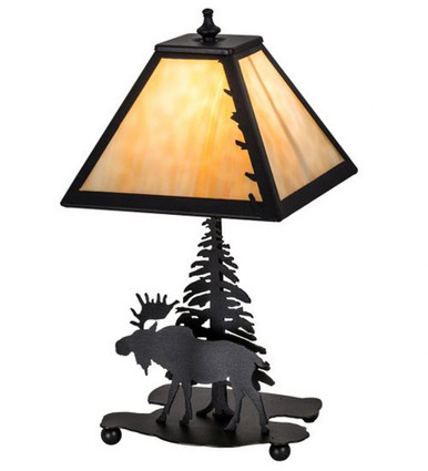 Lone Moose 1 Light Accent Lamp 15.5 x 11.5 Inch by Meyda Tiffany - 32467