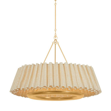 Beechford 64W 6 LED Chandelier 30 Inch and 39.5 Inch Wide by Hudson Valley - 1540-VGL