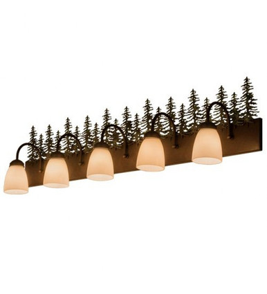 Tall Pines 5 Light Bath Vanity 13 x 48 Inches by Meyda Tiffany - 101961