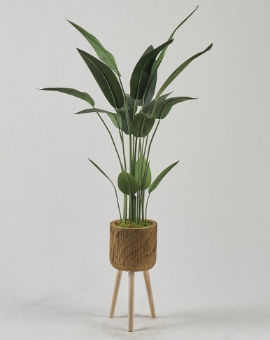 Traveler Palm 60 Inch Planter with Legs by DW Silks - 322112