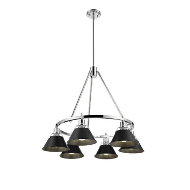 Orwell 6 Light Large Chandelier by Golden - 3306-6