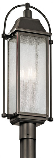 Harbor Row 4 Light Outdoor Post Lantern 27.25 x 6 Inches by Kichler - 49717oz
