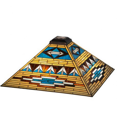 Valencia Mission Valencia Mission 17 Inch Square Shade by Meyda Tiffany - 38616
