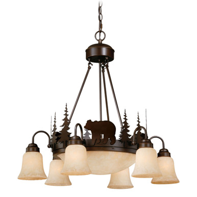 Bozeman 9 Light Oversized Chandelier by Vaxcel - CH55706BBZ