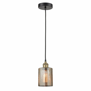 Cobbleskill 1 Light Cord Mini Pendant 9 and 5 Inch Wide by Innovations - 616-1P-BAB-G116