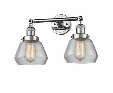 Fulton 2 Light Adjustable Bath Vanity 10 and 16.5 Inch Wide by Innovations - 208-PC-G172