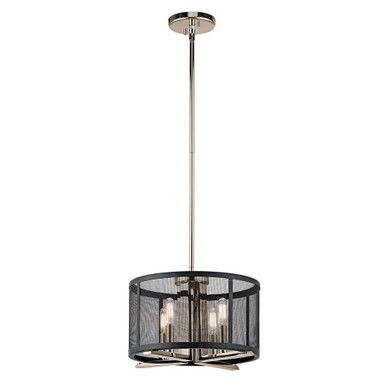 Titus 4 Light Medium Round Pendant by Kichler - 43713pn