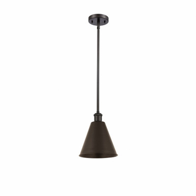 Ballston Cone 1 Light Small Pendant 8 Inch Length by Innovations - 516-1S-MBC-8