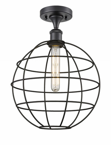 Lake Placid 1 Light 16.5 Inch Tall Semi Flush Mount by Innovations - 516-1C-CE-12