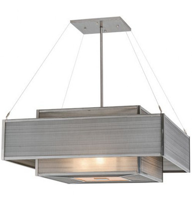 Umador 4 Light Square Pendant 37 x 51 Inches by Meyda Tiffany - 156440