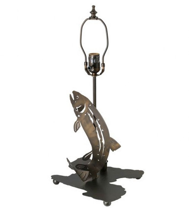 Leaping Trout 1 Light Table Lamp Base by Meyda Tiffany 29080 - 29080