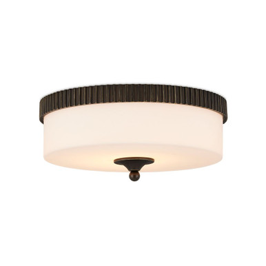 Bryce 17W 1 LED 16.25 Inch Wide Flush Mount by Currey Company - 9999-007