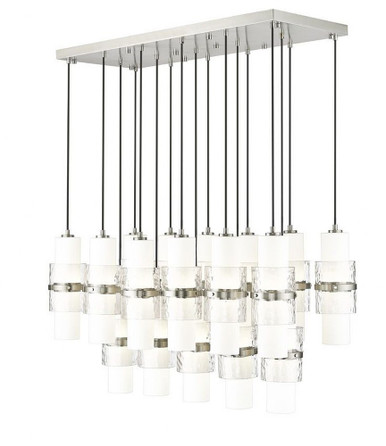 Cayden 17 Light Linear Chandelier 16.75 x 18 Inches Wide by Z-Lite - 1946P-17L