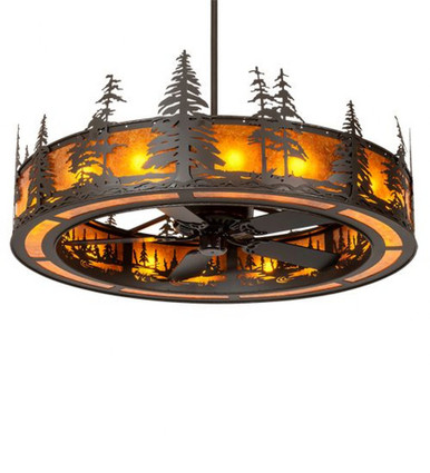 Tall Pines 16 Light Fandelier 94 In H and 56 In W by Meyda Tiffany - 219635