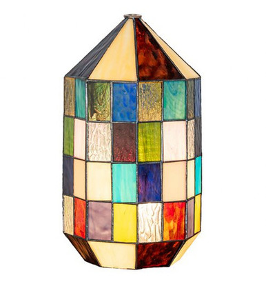 Meyer Lantern - Shade-12 Inches Tall and 6 Inches Wide by Meyda Tiffany - 52094