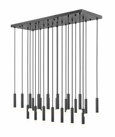 Stari 23 Light Linear Chandelier 11 Inch Tall and 18 Inch Wide by Z Lite - 1956P-23L