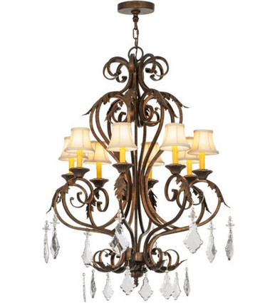 Josephine 8 Light Chandelier 48 x 30 Inches Wide by Meyda Tiffany - 149233