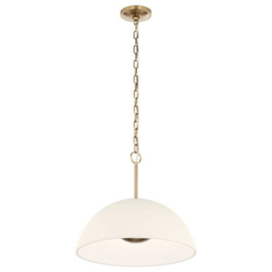 Mikale 25W 1 LED Pendant 16.5 Inch Tall by Kichler - 52828